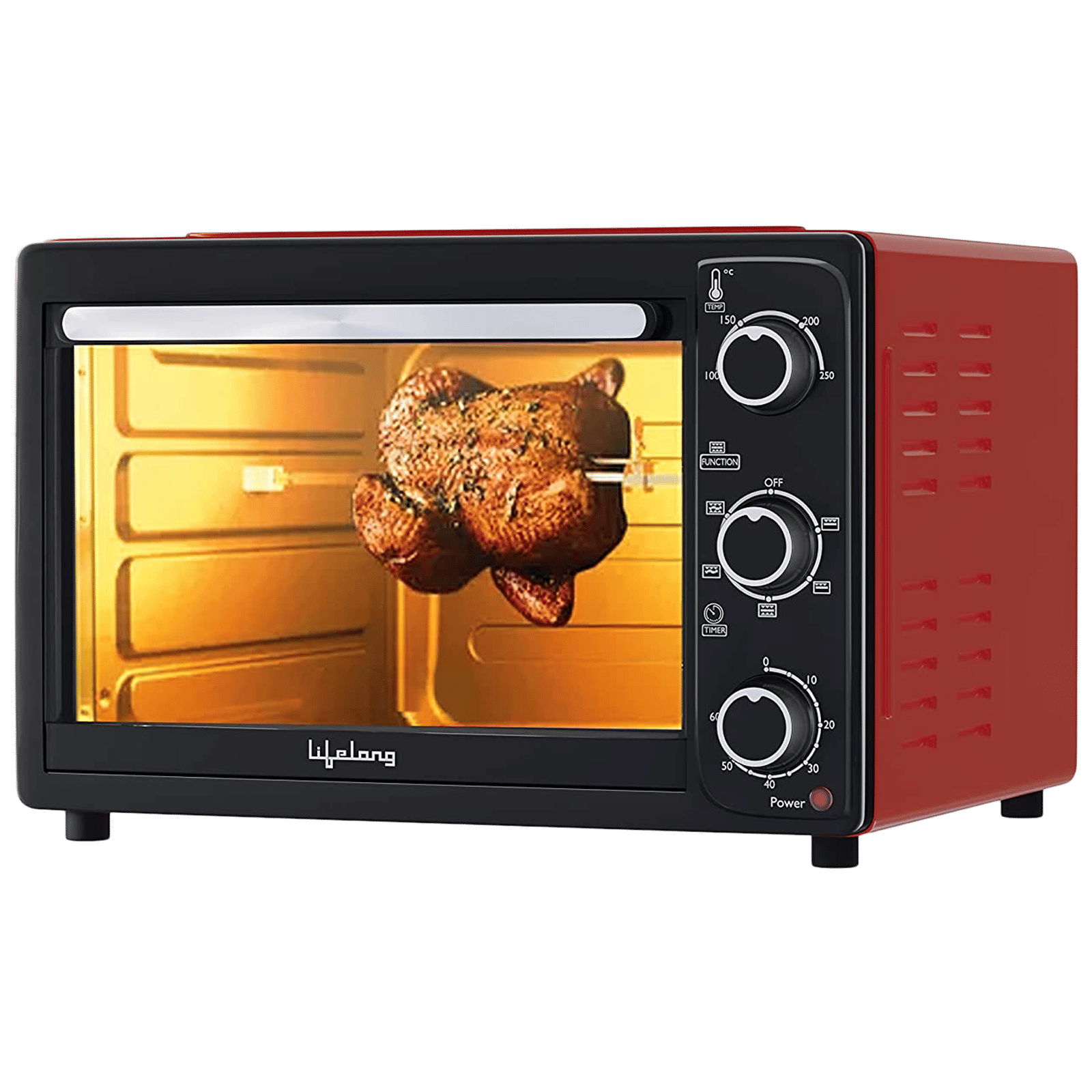 Buy Lifelong LLOT27 27L Oven Toaster Grill with Motorized Rotisserie